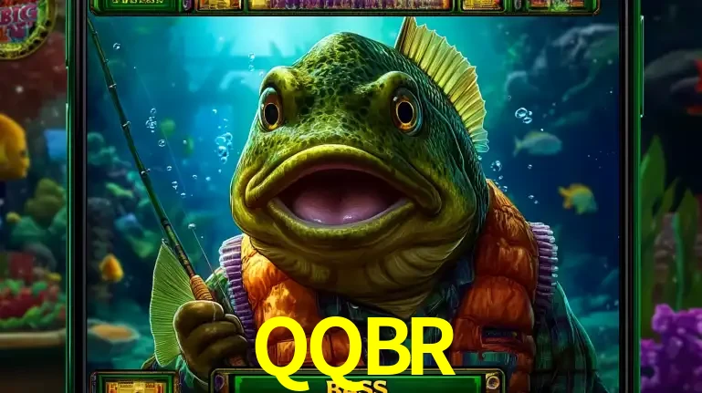 Personagem de peixe pescador do popular jogo de slot com tema de pescaria, uma das emocionantes opções de caça-níqueis para jogar e ganhar no cassino QQBR.